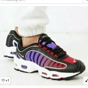 Nike Air Max Tailwind IV Running Shoes Sneakers Black White Red Purple 8.5